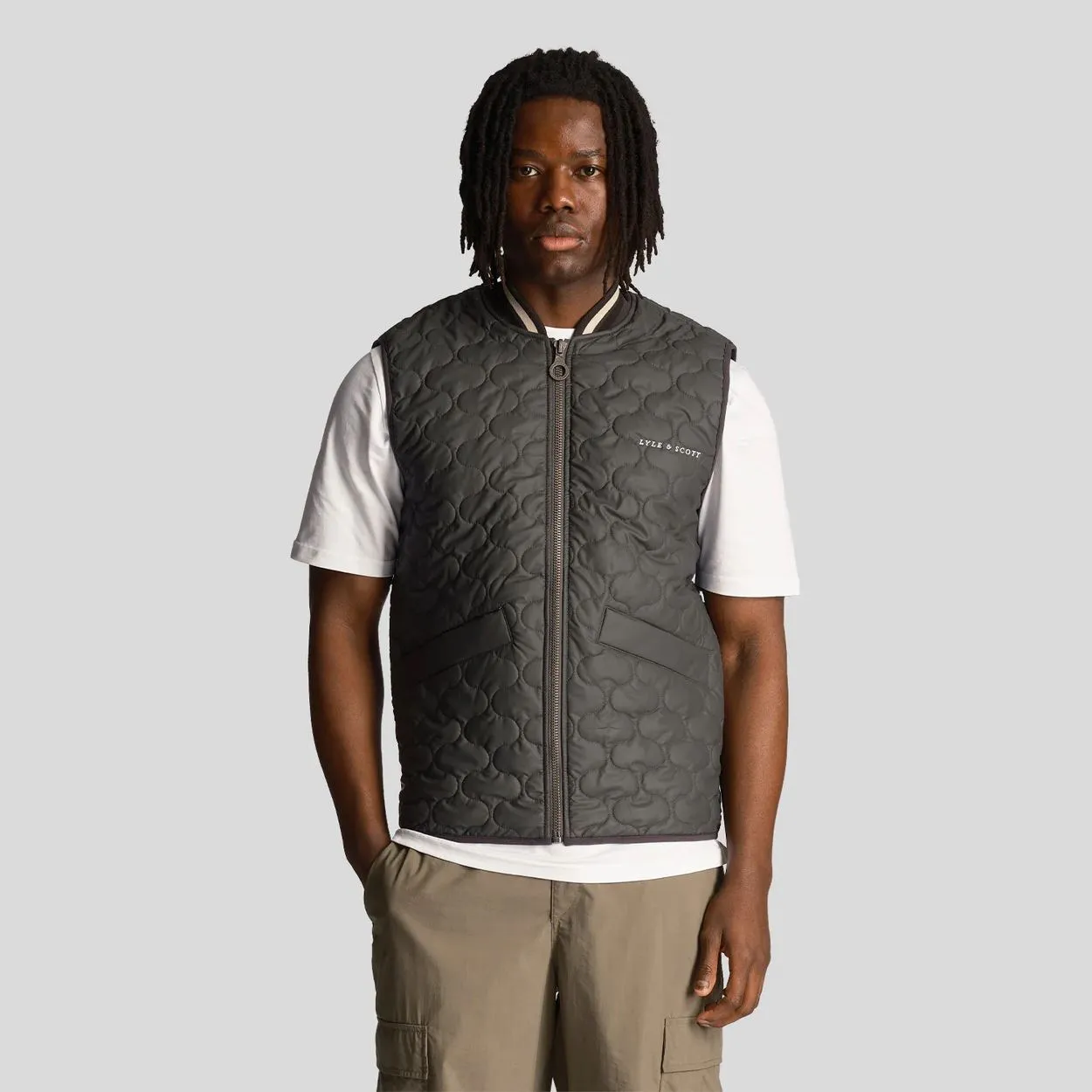 Gunmetal Quilted Gilet - Spring/Summer 2024 Collection