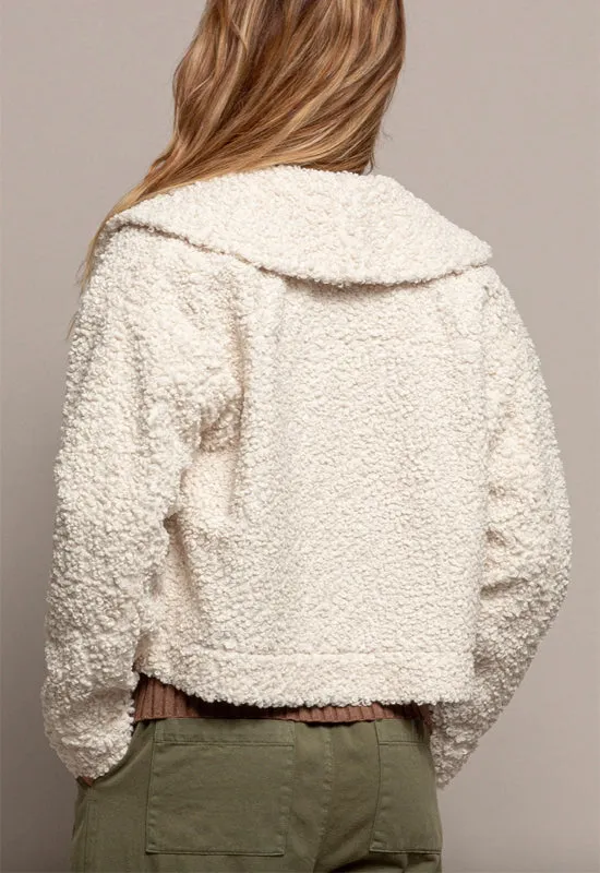 Red Haute - Sherpa Jacket Ivory