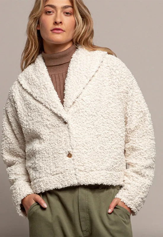 Red Haute - Sherpa Jacket Ivory