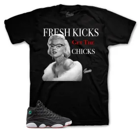 Retro 13 Playoff Shirt -  Fresh Kicks - Black