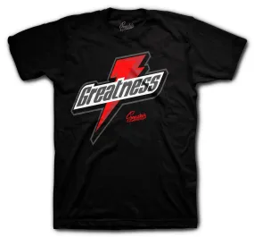 Retro 14 Quilted Shirt - Greatness - Black