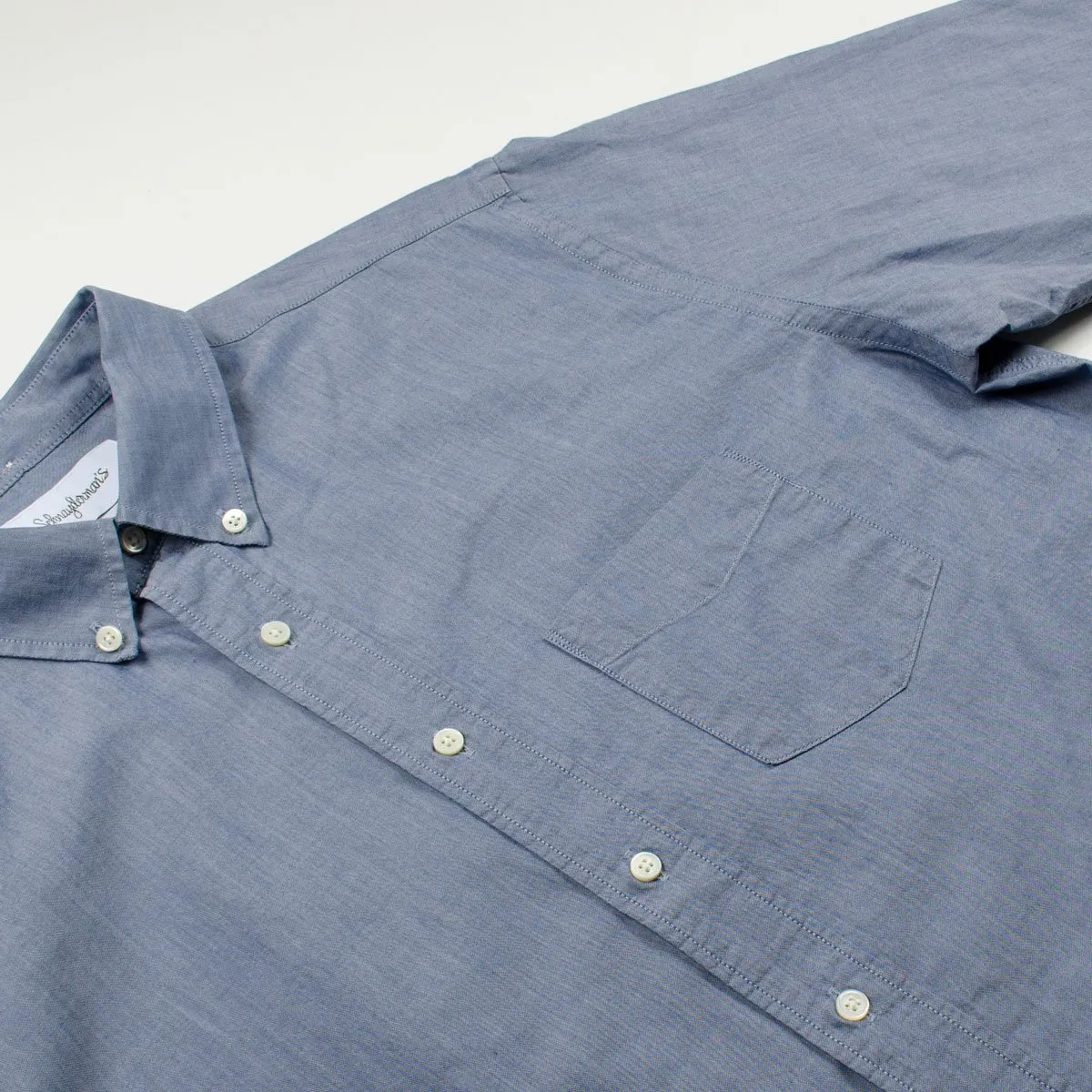 Schnayderman's - Leisure Shirt Mussola Twill One - Light Blue