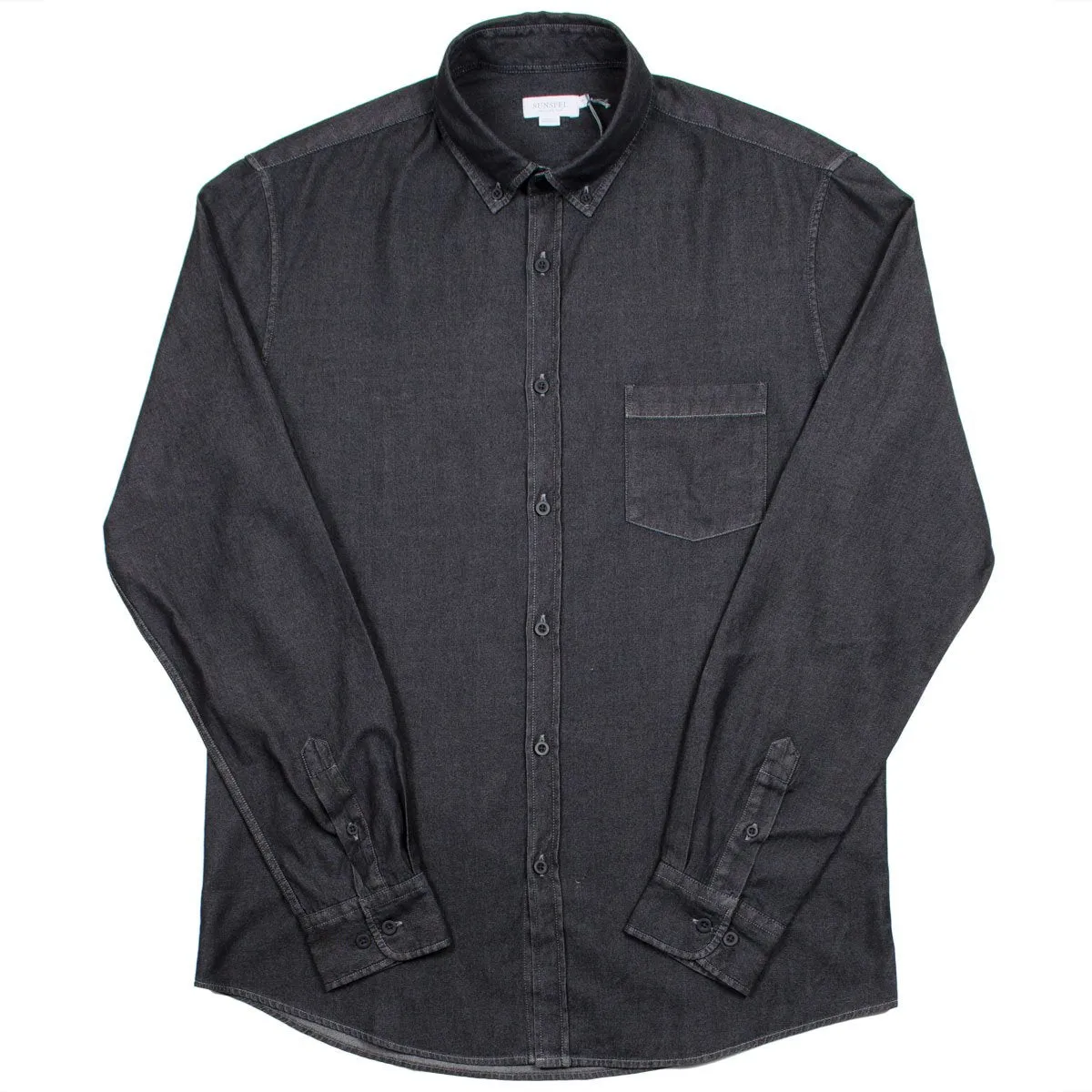 Sunspel - Button-down Shirt - Black