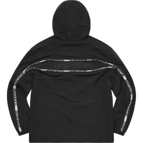 Supreme Reflective Zip Hooded Jacket (Black)