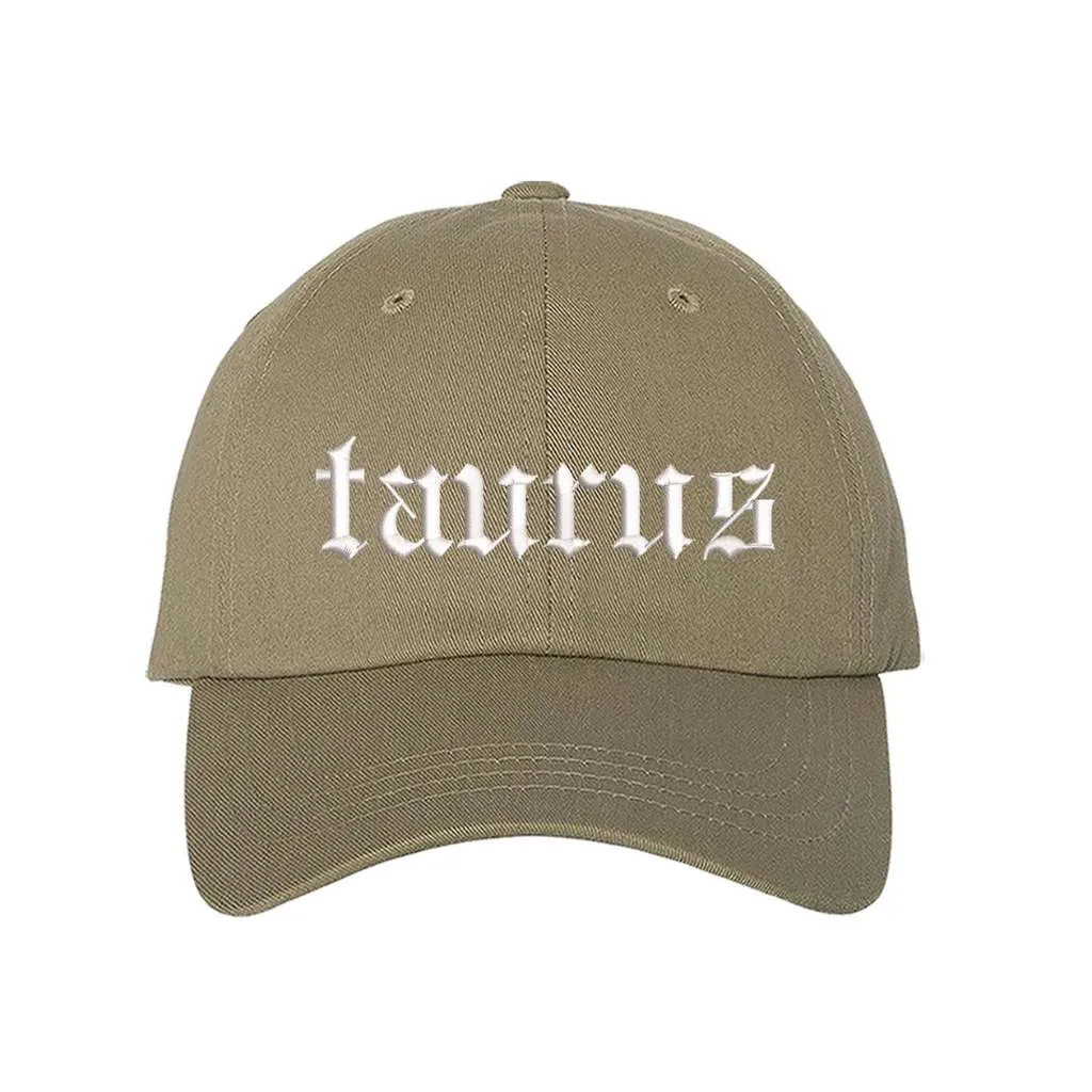 Taurus English Writing Baseball Hat