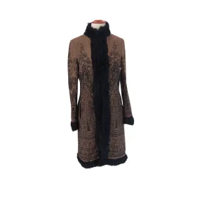 Topshop Brown and Black Winter Jacket | Pre Loved |