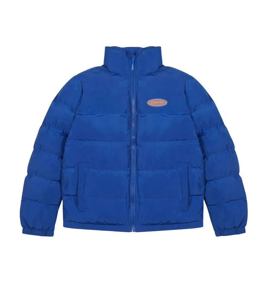 TRAPSTAR HYPERDRIVE PUFFER JACKET - BLUE/ORANGE