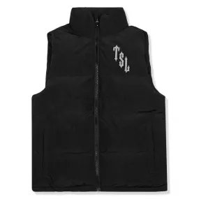 Trapstar Shooters Black Reflective Gilet