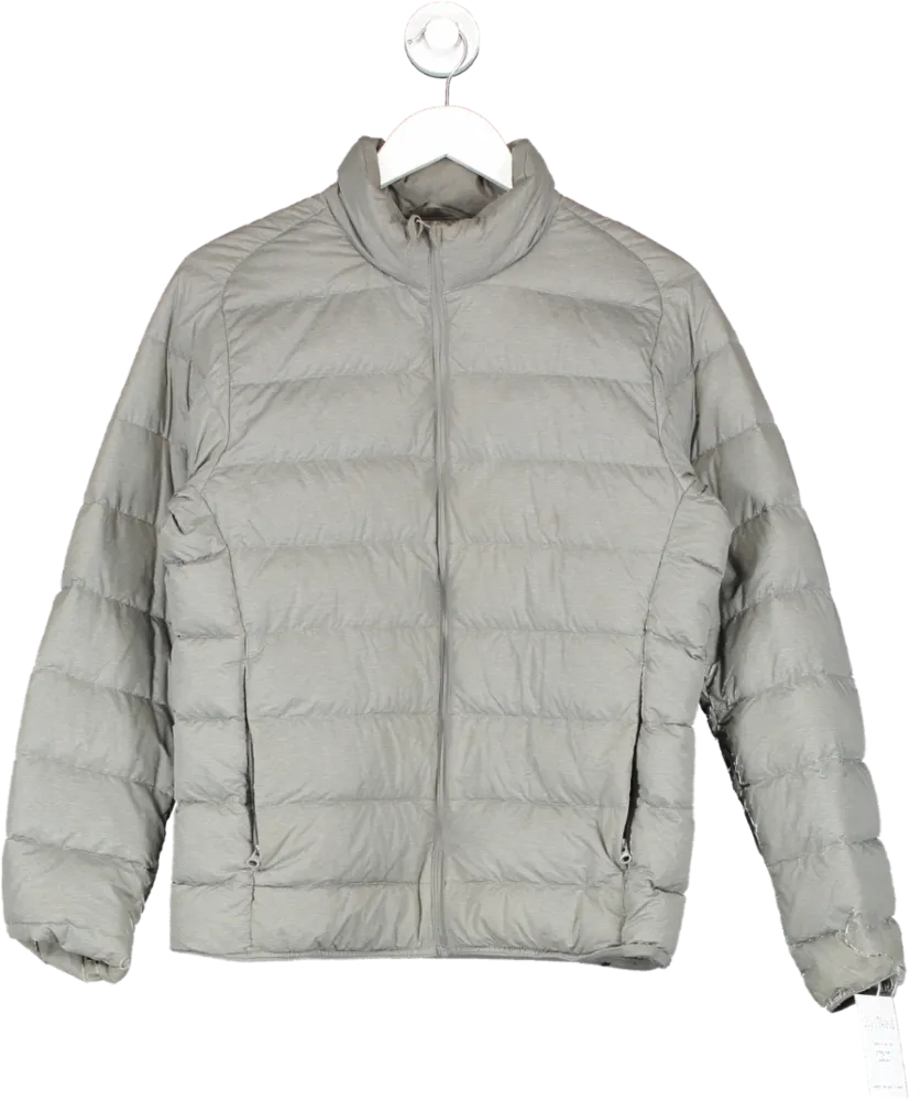 Uniqlo Grey Ultra Light Down Jacket UK S