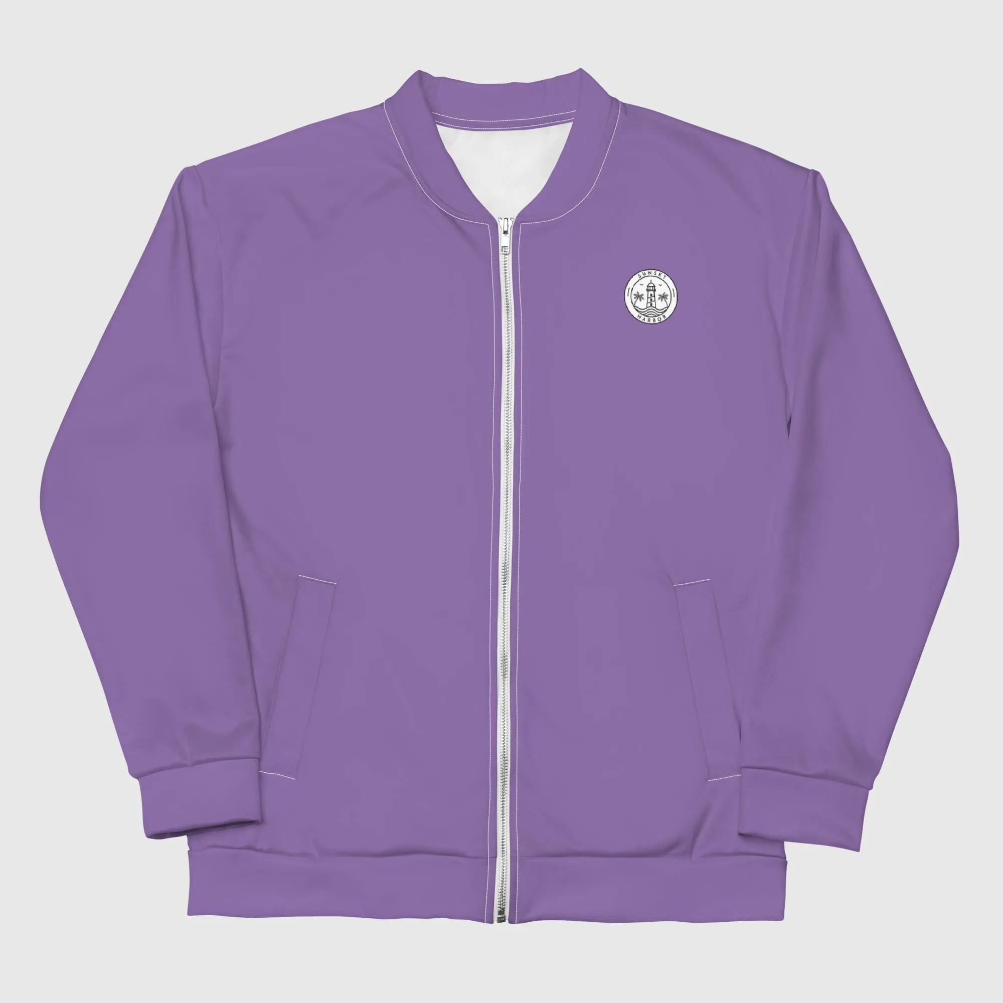 Unisex Bomber Jacket - Purple