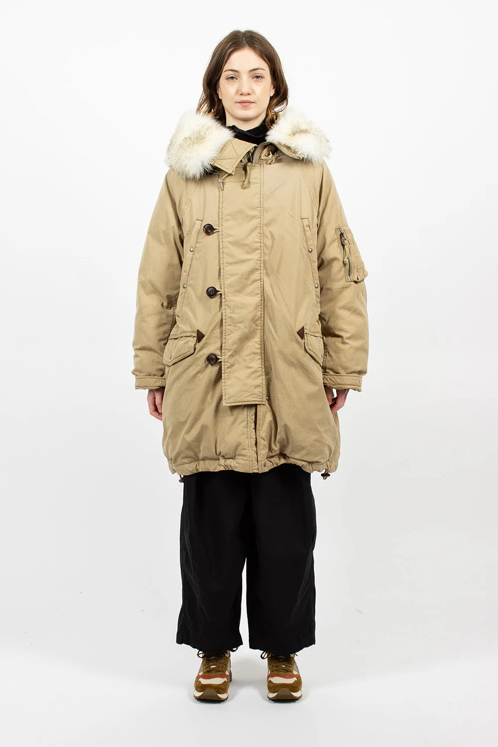 Valdez Down Coat Beige