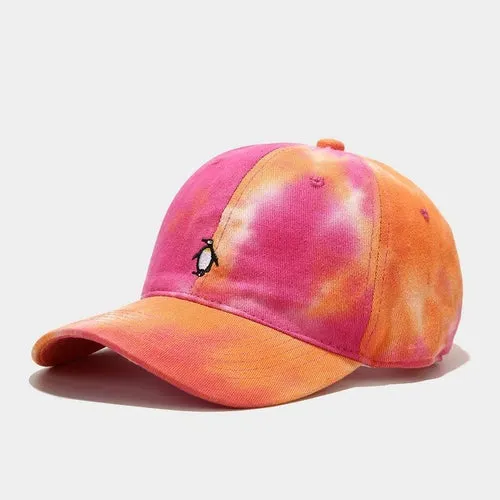 Women Outdoor Tie-dye Printed Baseball Hat