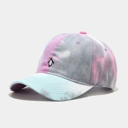 Women Outdoor Tie-dye Printed Baseball Hat