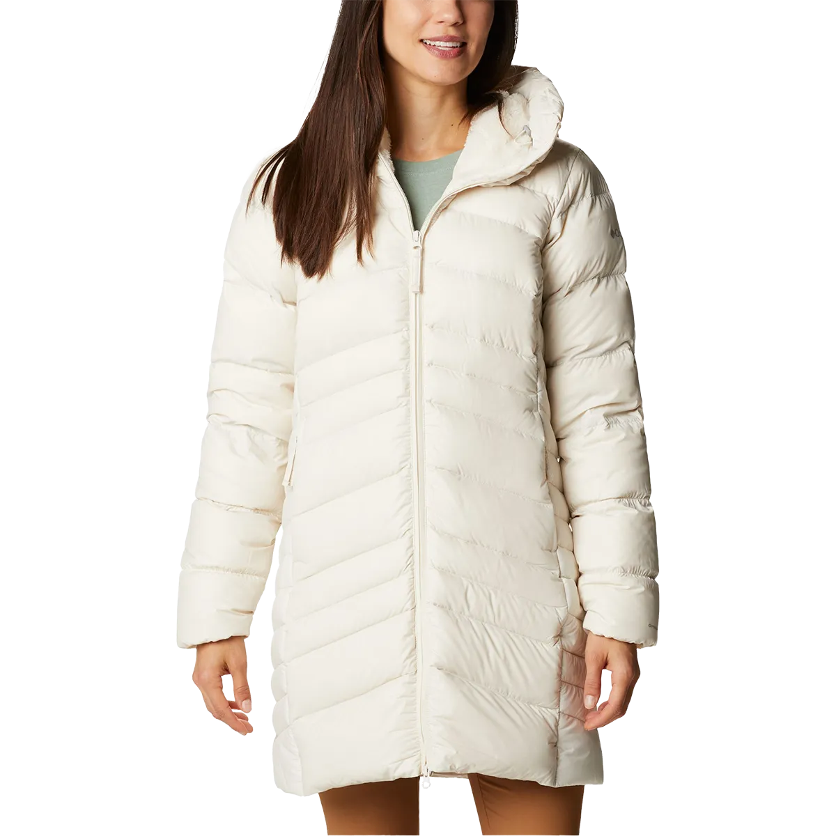 Women's Autumn Park Down Mid Jacket