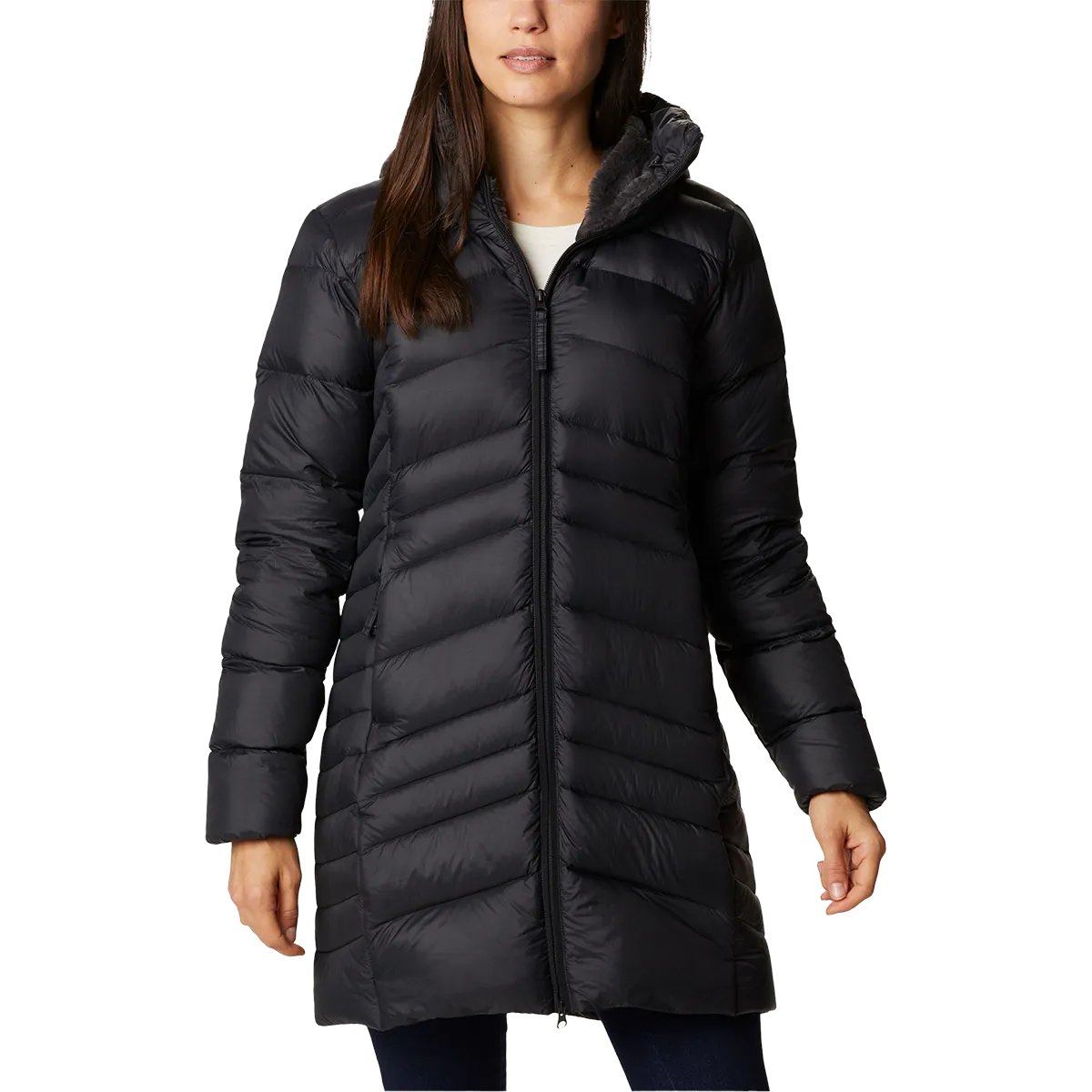 Women's Autumn Park Down Mid Jacket