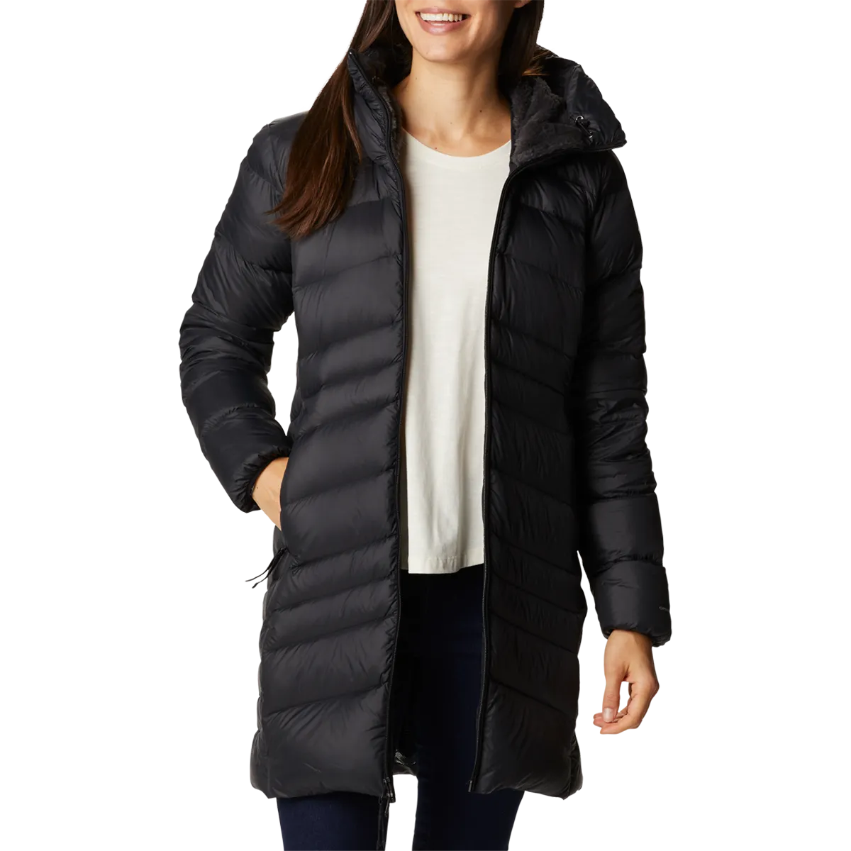 Women's Autumn Park Down Mid Jacket